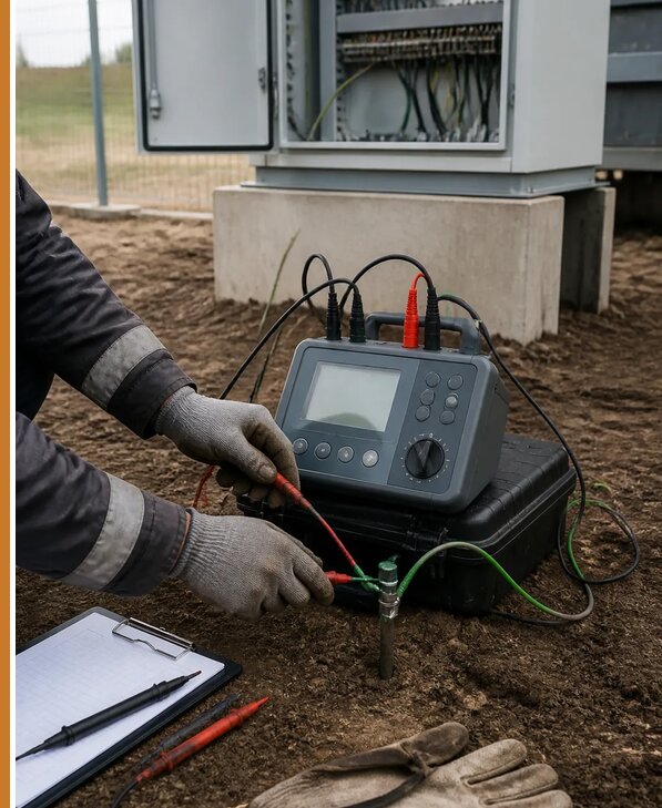 Измерение сопротивления заземления в Черемхове от 1564 р. | Авеста ОТиПБ